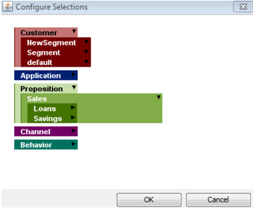 Dimension filter view